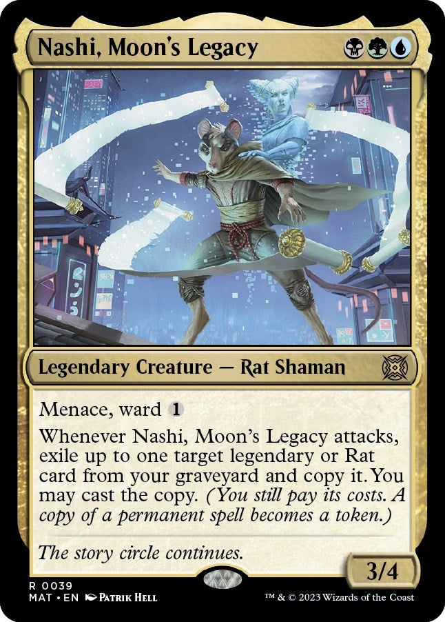 Image for Nashi, Moon's Legacy (March of the Machine: The Aftermath) (39) - Magic: The Gathering