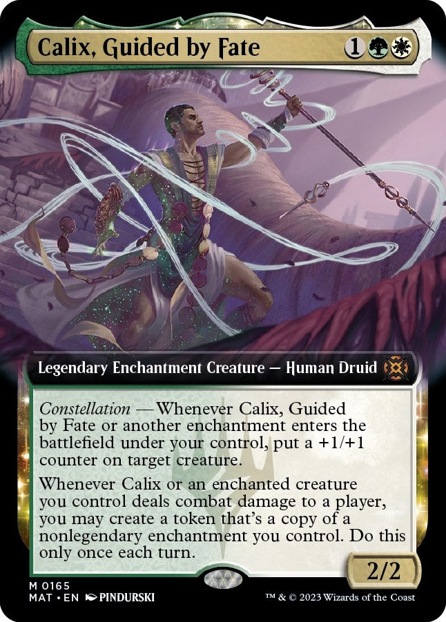 Image for Calix, Guided by Fate (Extended Art) (March of the Machine: The Aftermath) (165) - Magic: The Gathering