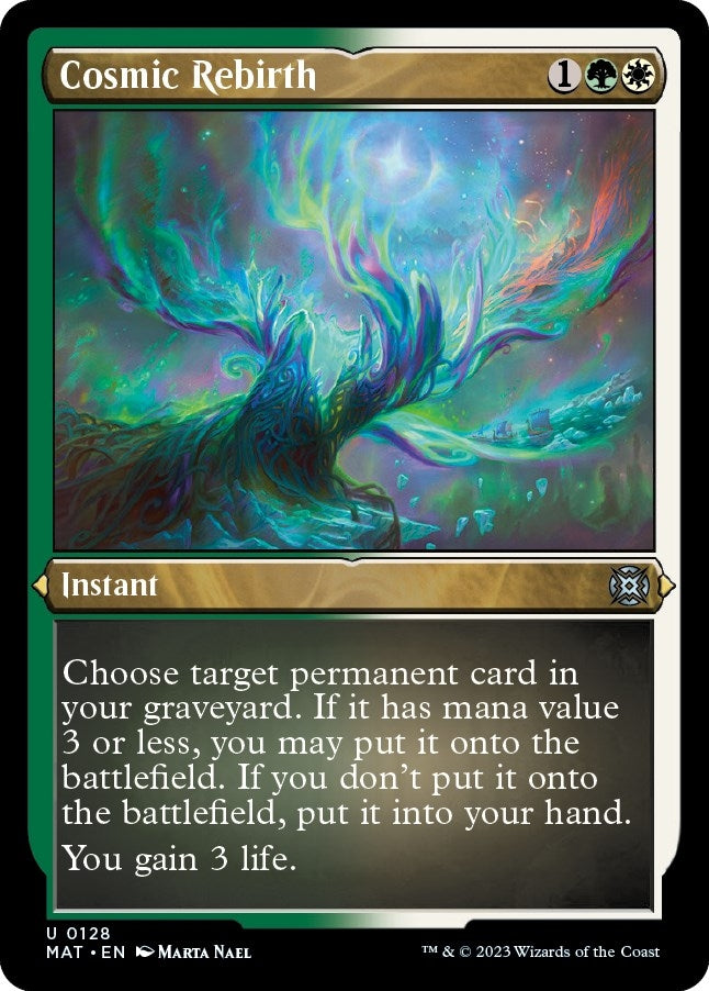 Image for Cosmic Rebirth (Foil Etched) (March of the Machine: The Aftermath) (128) - Magic: The Gathering