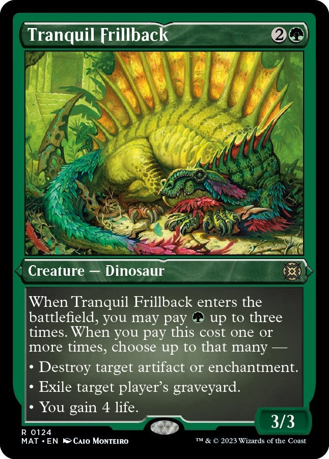 Image for Tranquil Frillback (Foil Etched) (March of the Machine: The Aftermath) (124) - Magic: The Gathering