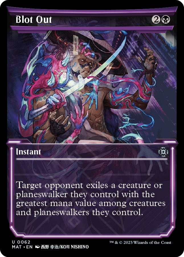 Image for Blot Out (Showcase) (March of the Machine: The Aftermath) (62) - Magic: The Gathering
