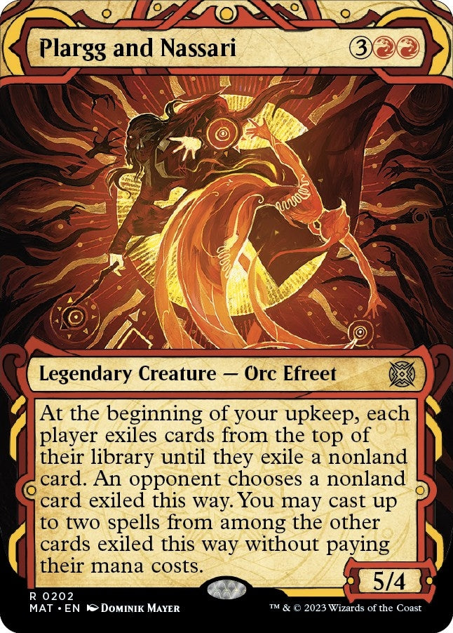 Image for Plargg and Nassari (Halo Foil) (March of the Machine: The Aftermath) (202) - Magic: The Gathering