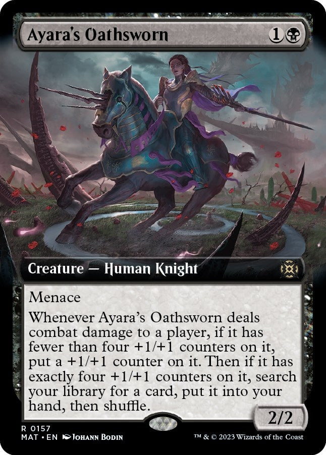 Image for Ayara's Oathsworn (Extended Art) (March of the Machine: The Aftermath) (157) - Magic: The Gathering