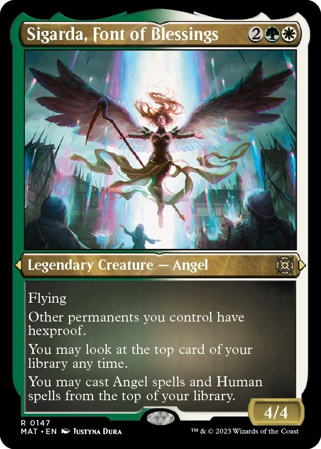 Image for Sigarda, Font of Blessings (Foil Etched) (March of the Machine: The Aftermath) (147) - Magic: The Gathering