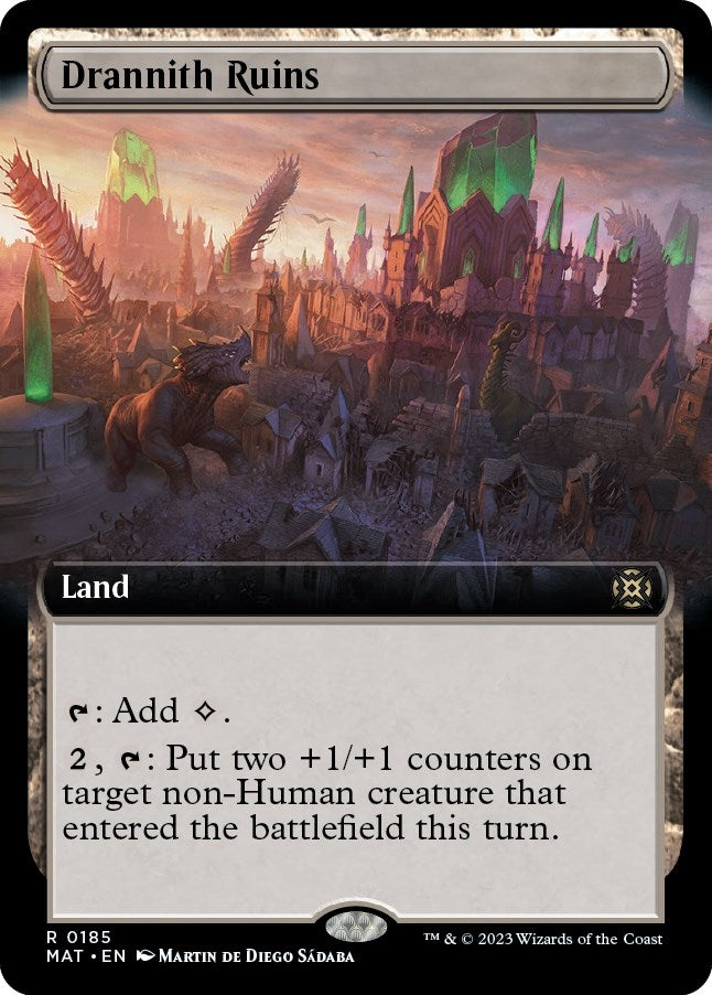 Image for Drannith Ruins (Extended Art) (March of the Machine: The Aftermath) (185) - Magic: The Gathering
