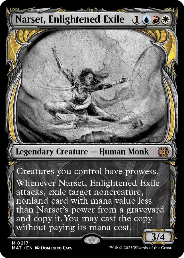 Image for Narset, Enlightened Exile (Halo Foil) (March of the Machine: The Aftermath) (217) - Magic: The Gathering