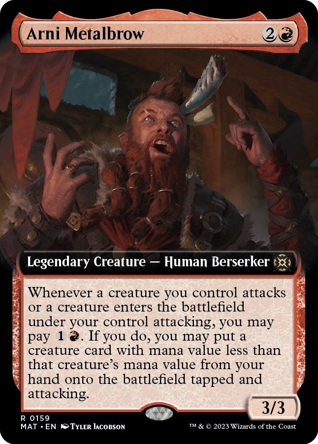 Image for Arni Metalbrow (Extended Art) (March of the Machine: The Aftermath) (159) - Magic: The Gathering