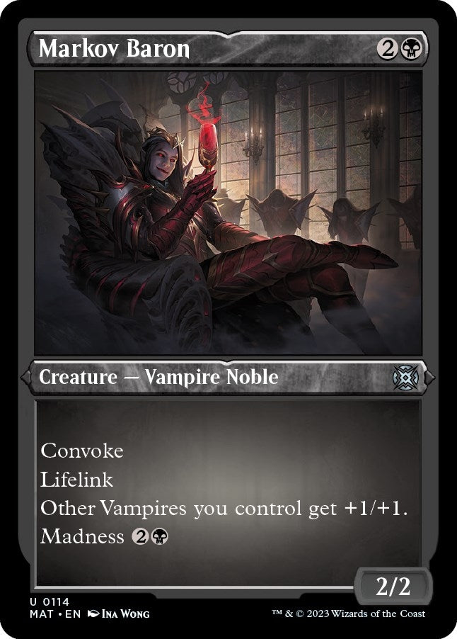 Image for Markov Baron (Foil Etched) (March of the Machine: The Aftermath) (114) - Magic: The Gathering