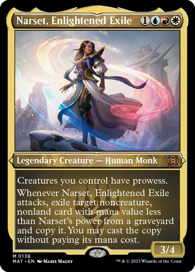 Image for Narset, Enlightened Exile (Foil Etched) (March of the Machine: The Aftermath) (138) - Magic: The Gathering