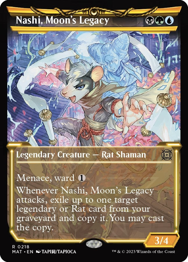Image for Nashi, Moon's Legacy (Halo Foil) (March of the Machine: The Aftermath) (218) - Magic: The Gathering