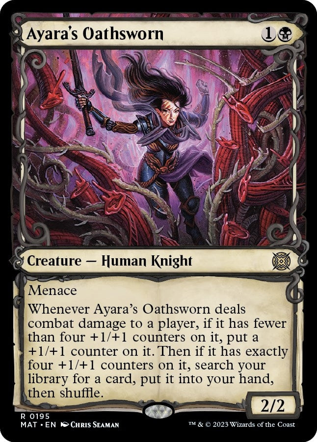 Image for Ayara's Oathsworn (Halo Foil) (March of the Machine: The Aftermath) (195) - Magic: The Gathering