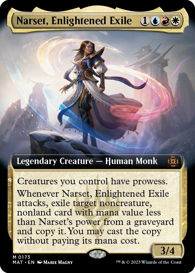 Image for Narset, Enlightened Exile (Extended Art) (March of the Machine: The Aftermath) (173) - Magic: The Gathering