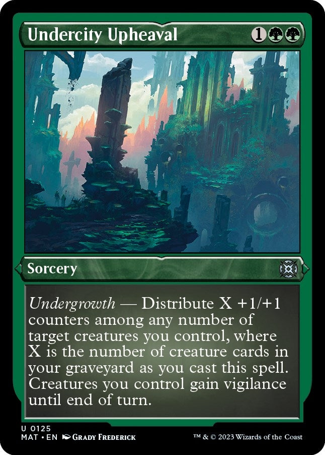 Image for Undercity Upheaval (Foil Etched) (March of the Machine: The Aftermath) (125) - Magic: The Gathering