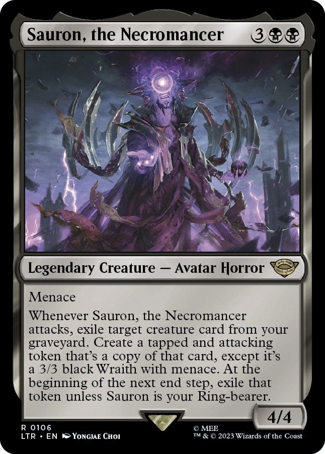Image for Sauron, the Necromancer (Universes Beyond: The Lord of the Rings: Tales of Middle-earth) (106) - Magic: The Gathering