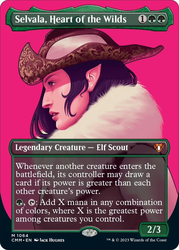 Image for Selvala, Heart of the Wilds (Textured Foil) (Commander Masters) (1064) - Magic: The Gathering