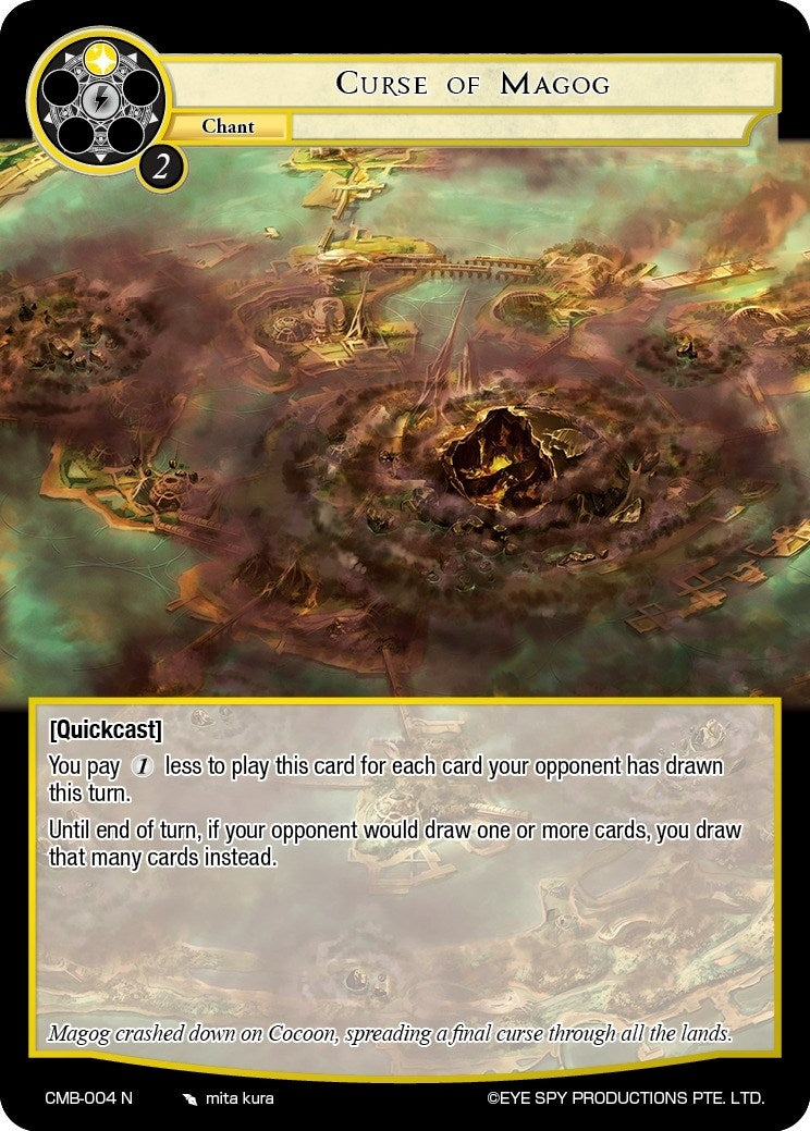 Image for Curse of Magog (Crimson Moon's Battleground) (CMB-004 N) - Force of Will