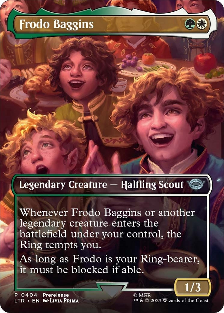 Image for Frodo Baggins (Borderless) (Universes Beyond: The Lord of the Rings: Tales of Middle-earth) (404) - Magic: The Gathering