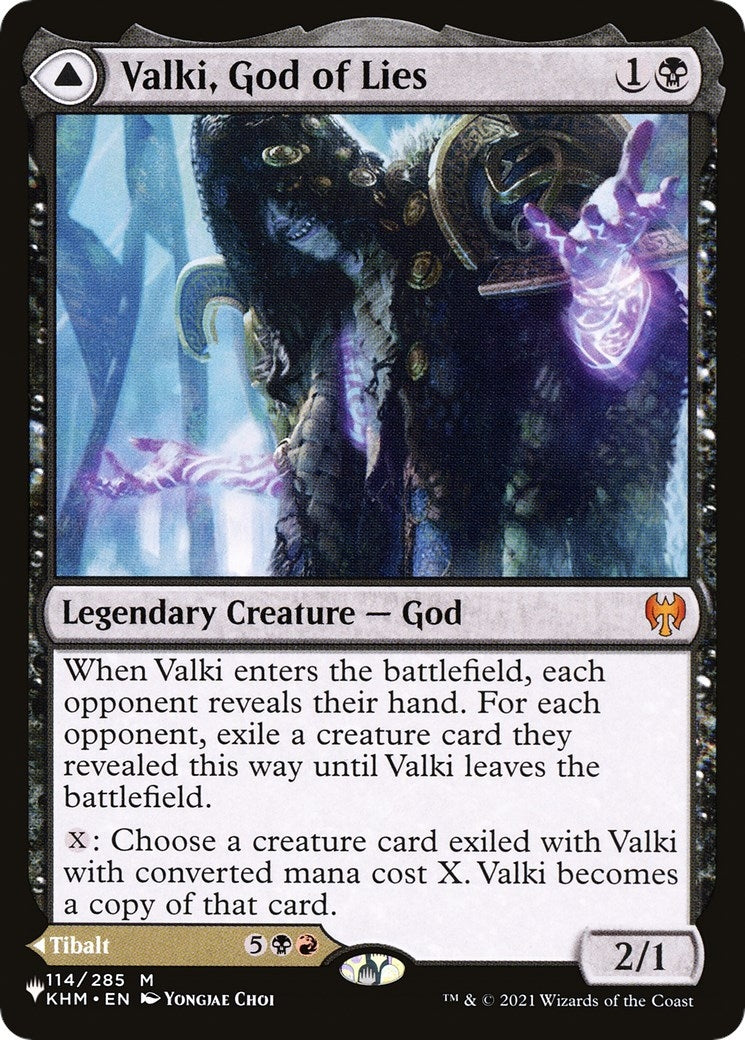 Image for Valki, God of Lies (The List Reprints) (114) - Magic: The Gathering