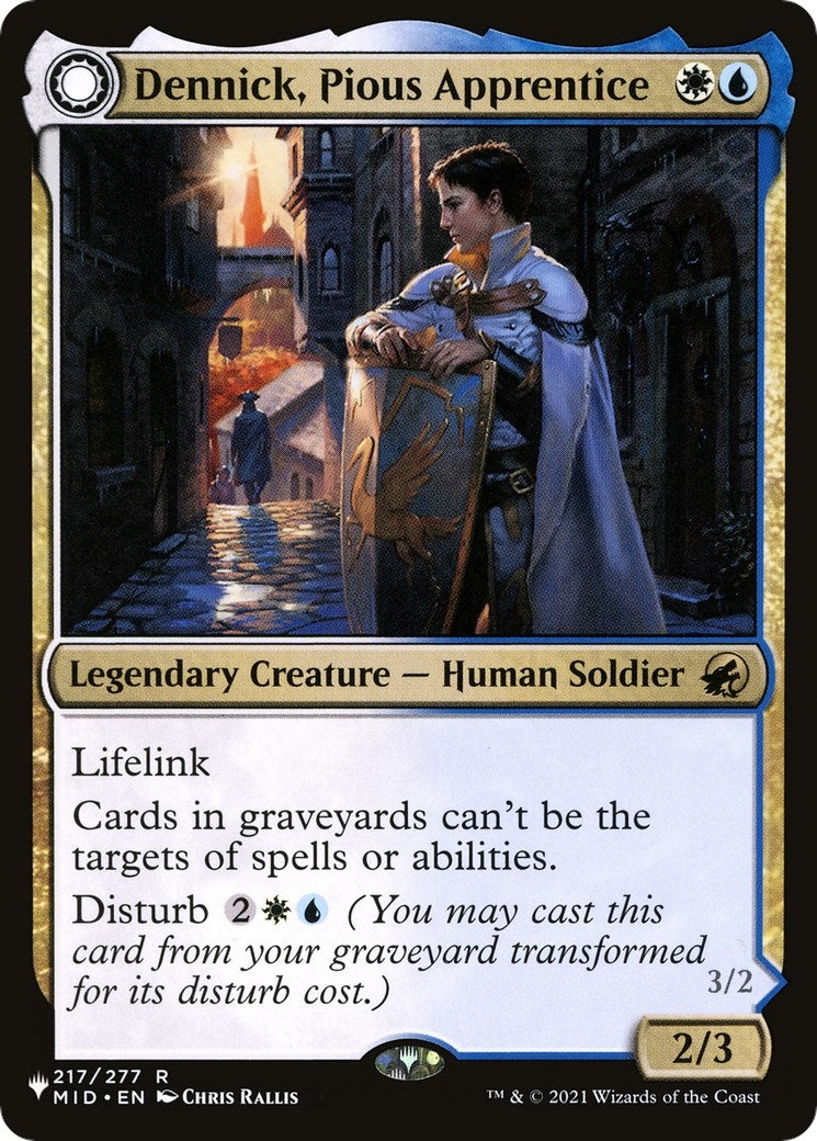 Image for Dennick, Pious Apprentice (The List Reprints) (217) - Magic: The Gathering