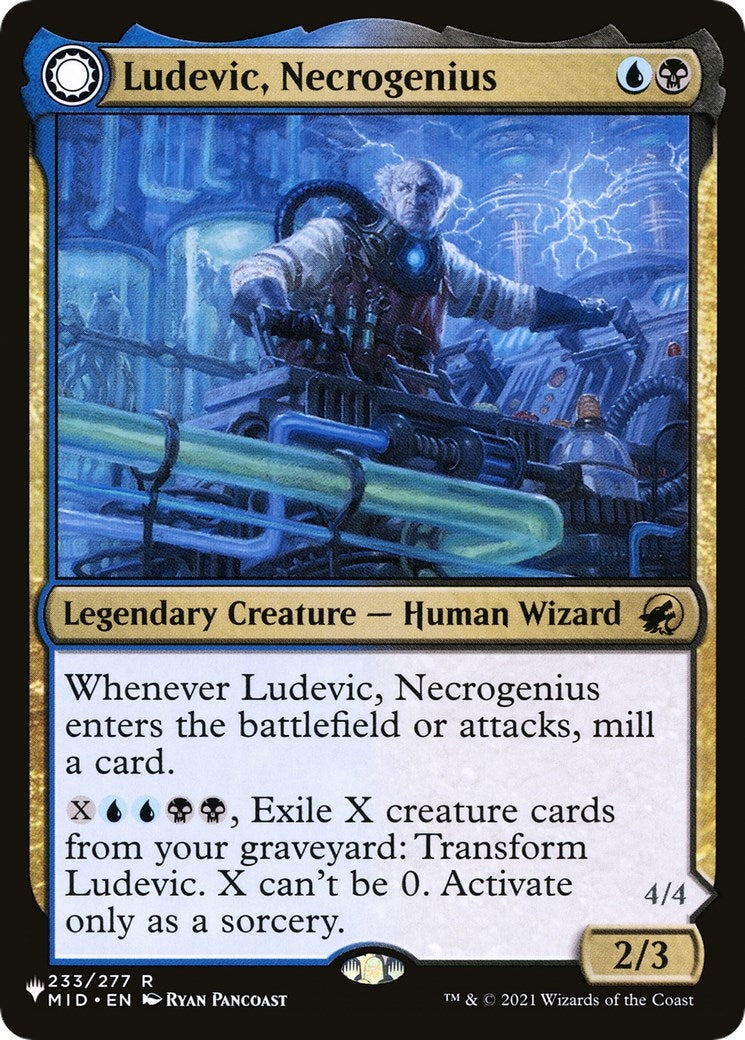 Image for Ludevic, Necrogenius (The List Reprints) (233) - Magic: The Gathering