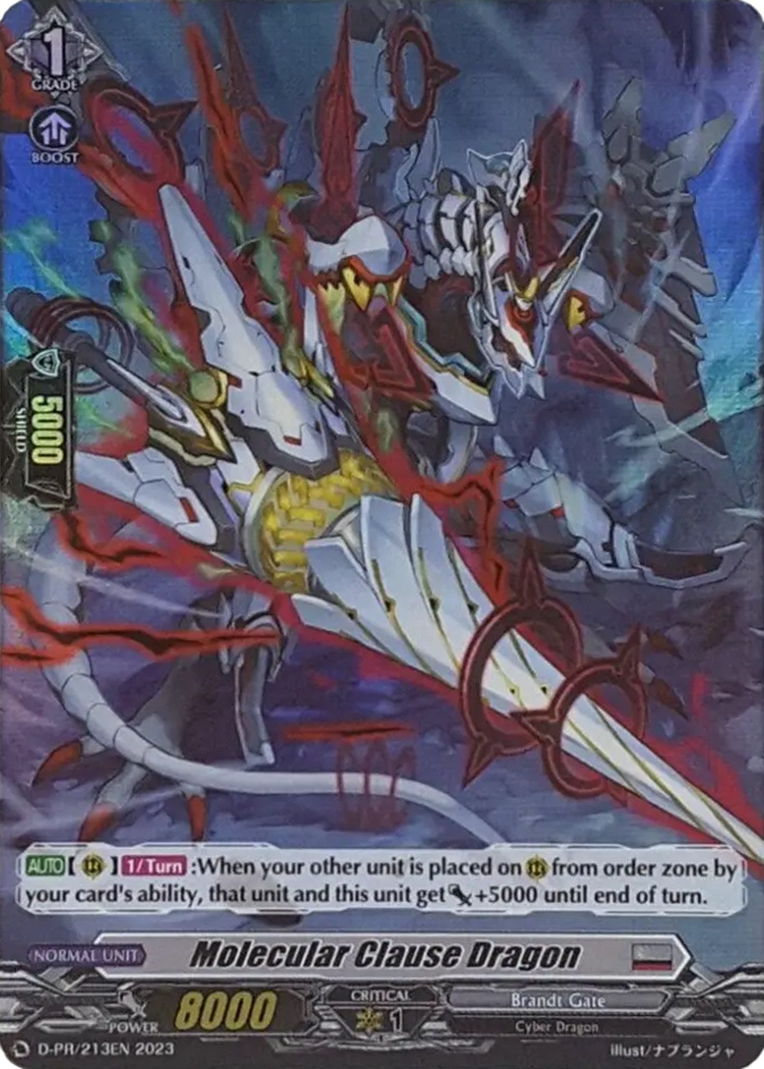 Image for Molecular Clause Dragon (Foil) (D Promo Cards) (D-PR/213EN) - Cardfight Vanguard