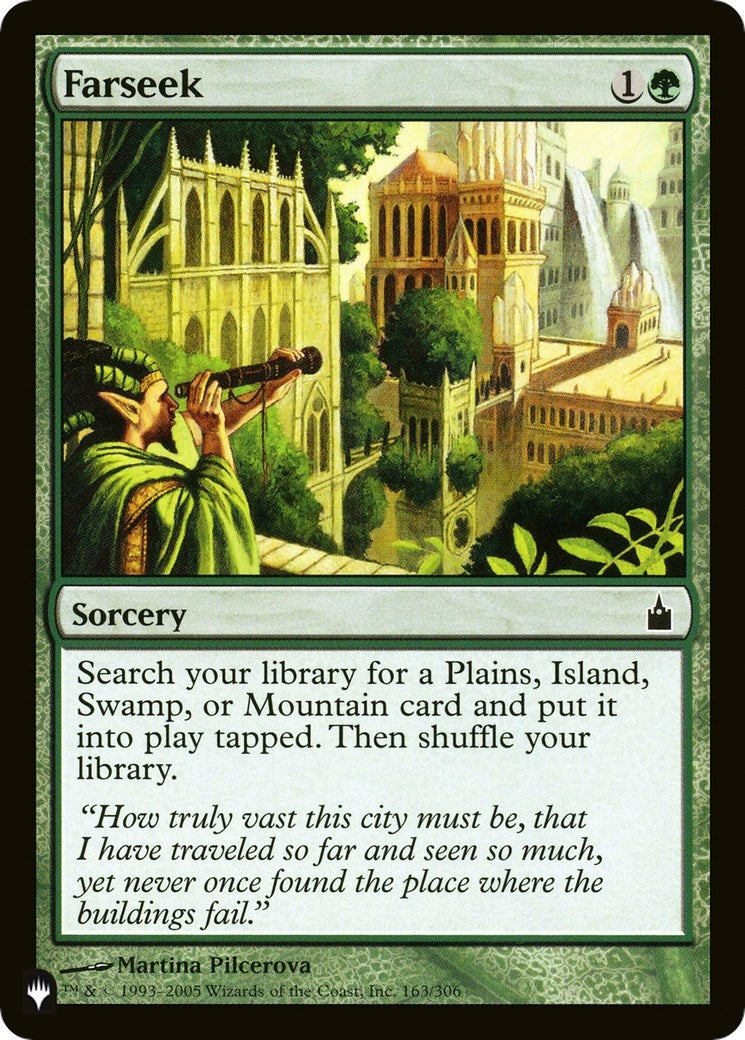 Image for Farseek (RAV) (The List Reprints) (163) - Magic: The Gathering