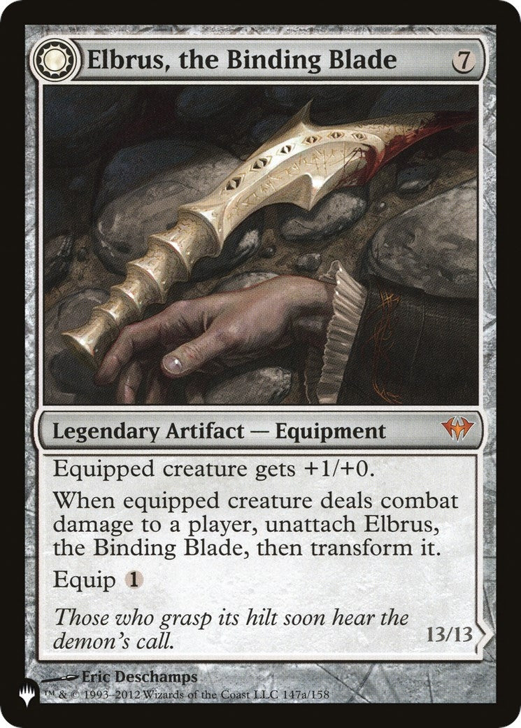 Image for Elbrus, the Binding Blade (The List Reprints) (147) - Magic: The Gathering