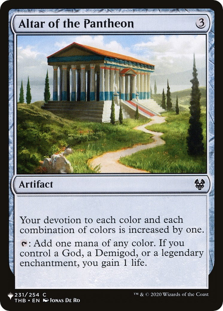 Image for Altar of the Pantheon (The List Reprints) (231) - Magic: The Gathering