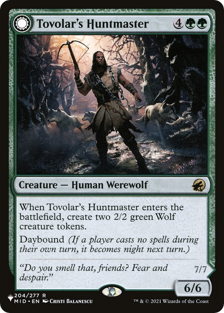 Image for Tovolar's Huntmaster (The List Reprints) (204) - Magic: The Gathering