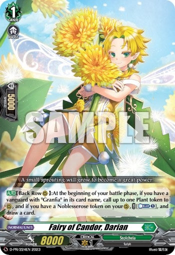 Image for Fairy of Candor, Darian (D Promo Cards) (D-PR/224EN) - Cardfight Vanguard