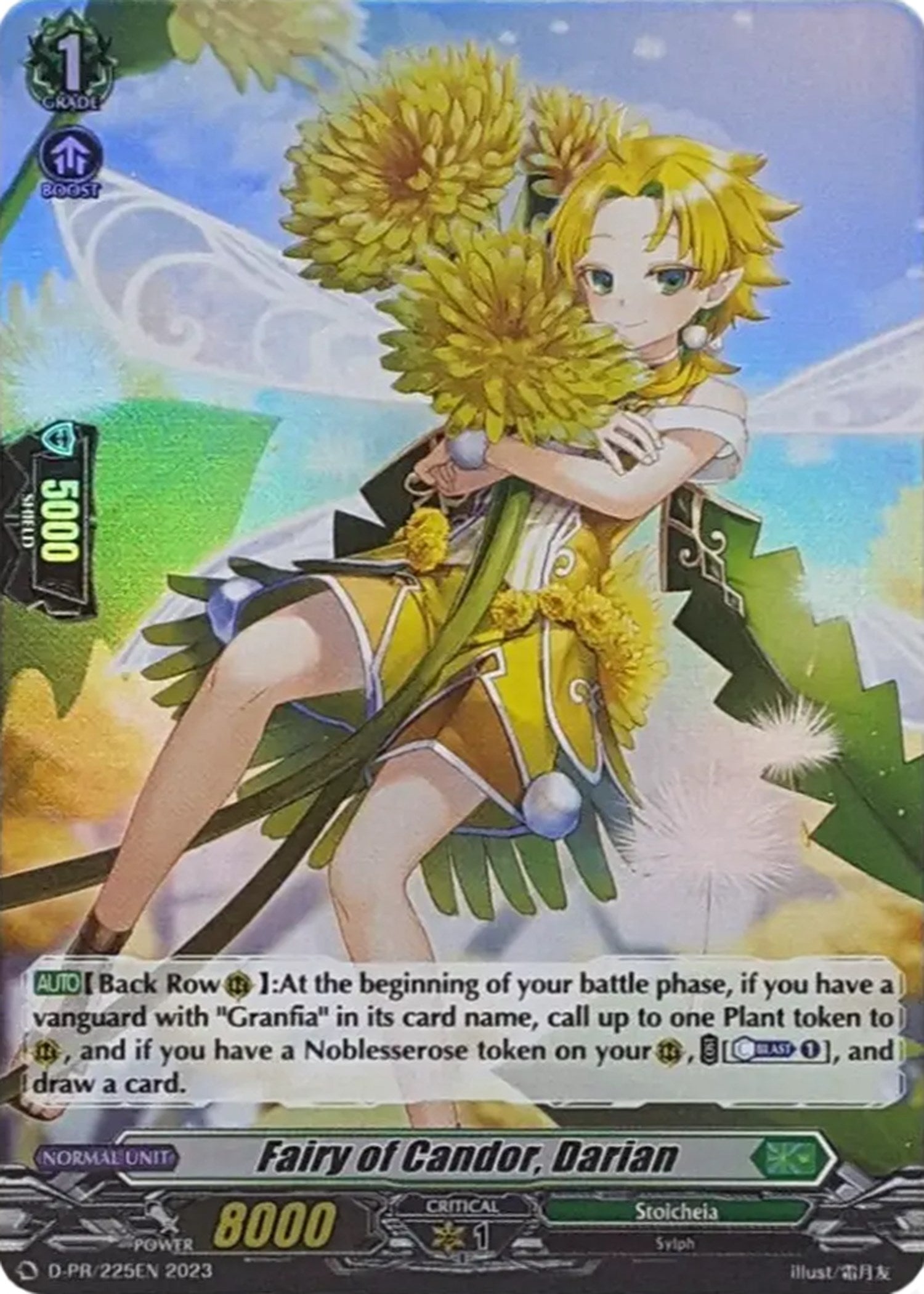Image for Fairy of Candor, Darian (Foil) (D Promo Cards) (D-PR/225EN) - Cardfight Vanguard