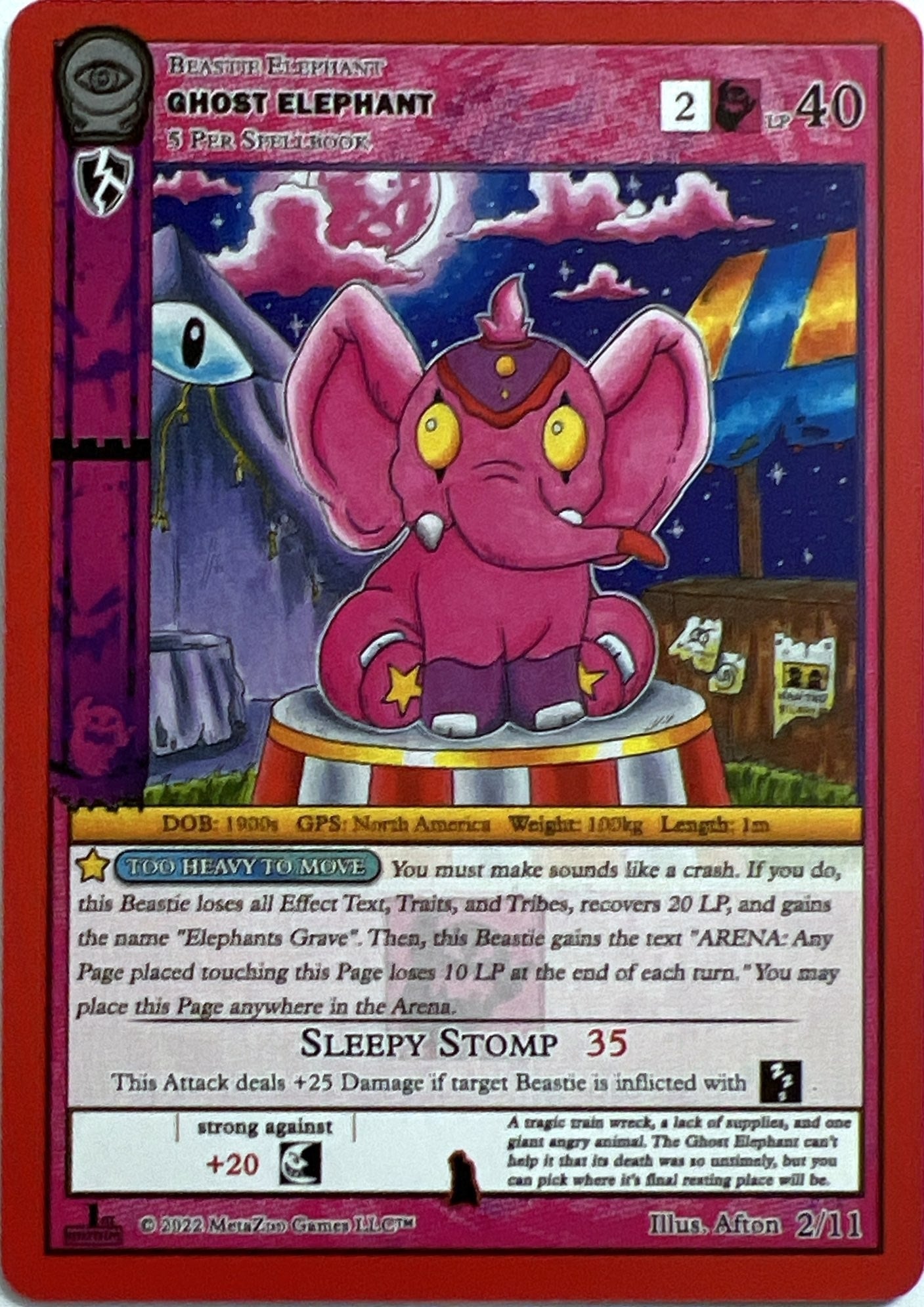 Image for Ghost Elephant (Seance: First Edition Release Event Deck) (2/11) - MetaZoo