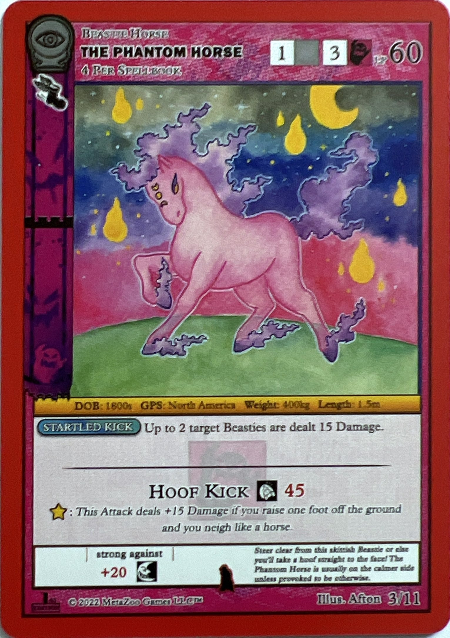 Image for The Phantom Horse (Seance: First Edition Release Event Deck) (3/11) - MetaZoo