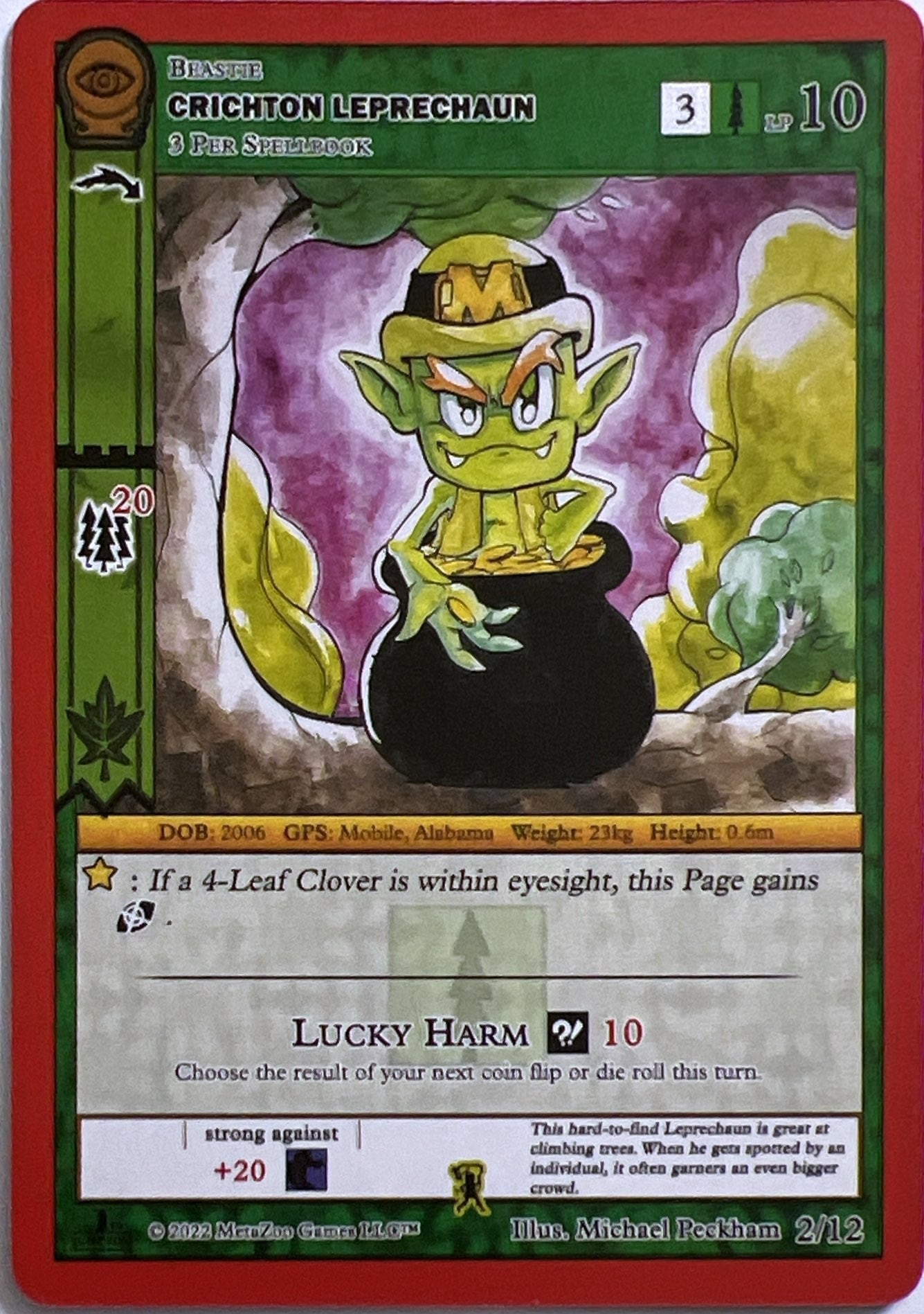 Image for Crichton Leprechaun (Seance: First Edition Release Event Deck) (2/12) - MetaZoo