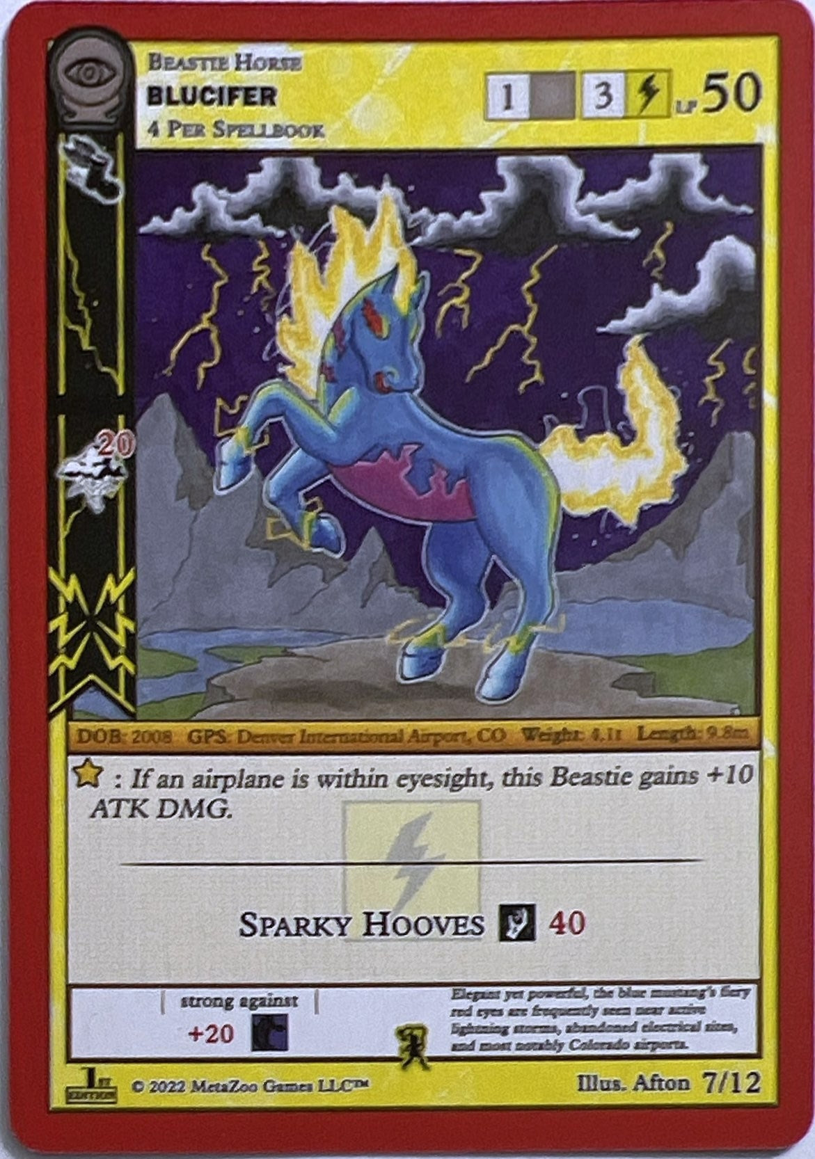 Image for Blucifer (Seance: First Edition Release Event Deck) (7/12) - MetaZoo