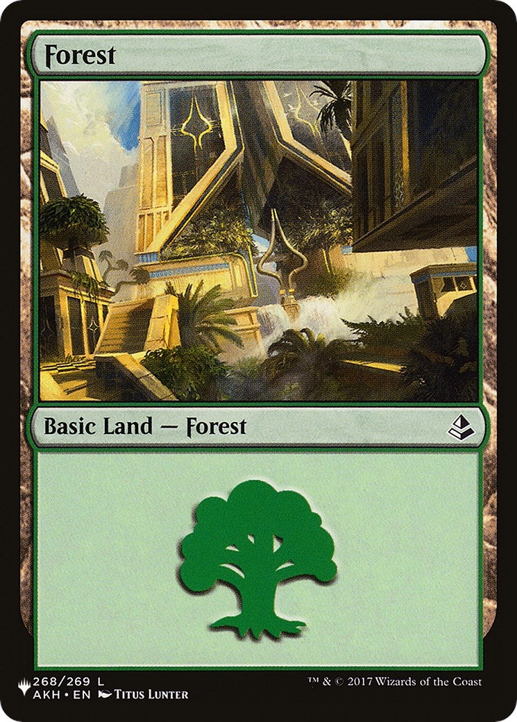 Image for Forest (268) (The List Reprints) (268) - Magic: The Gathering