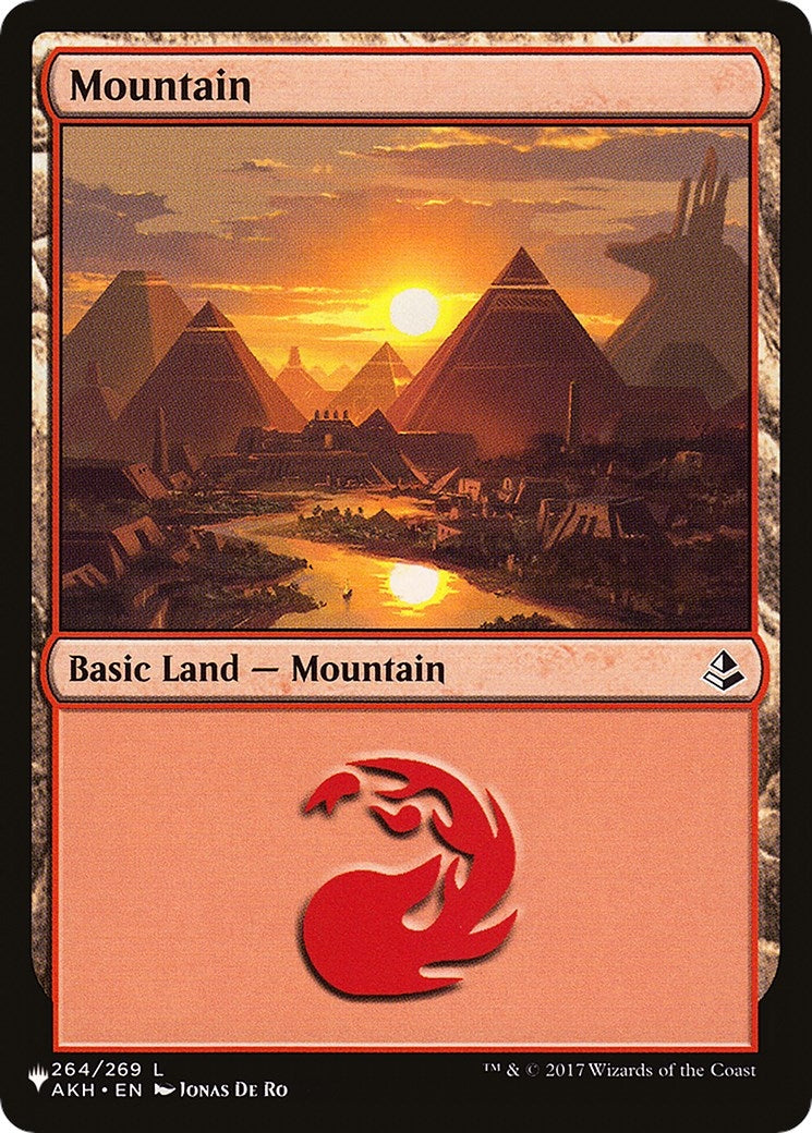 Image for Mountain (AKH) (The List Reprints) (264) - Magic: The Gathering
