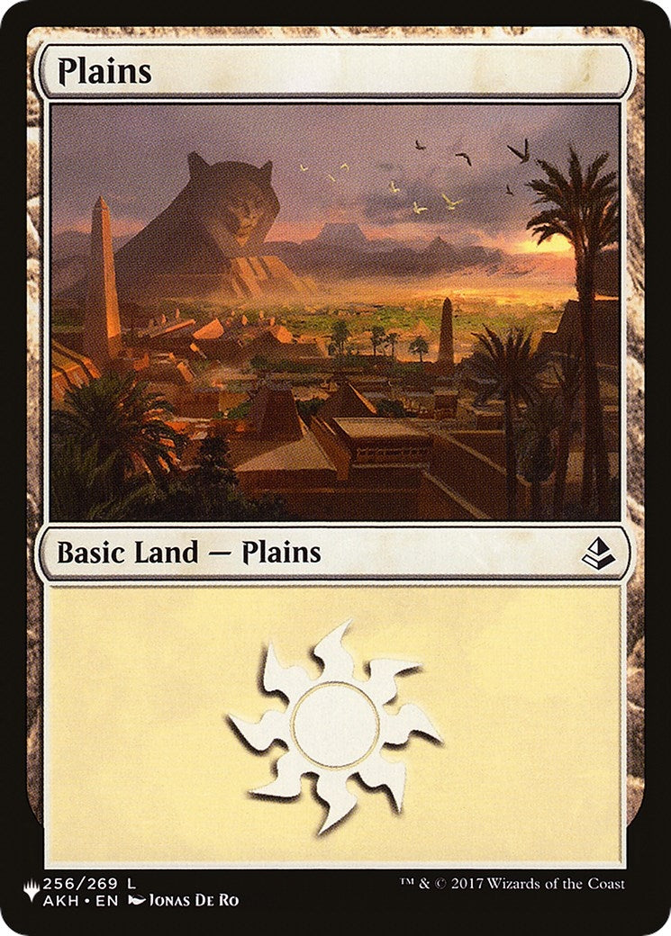 Image for Plains (AKH) (The List Reprints) (256) - Magic: The Gathering
