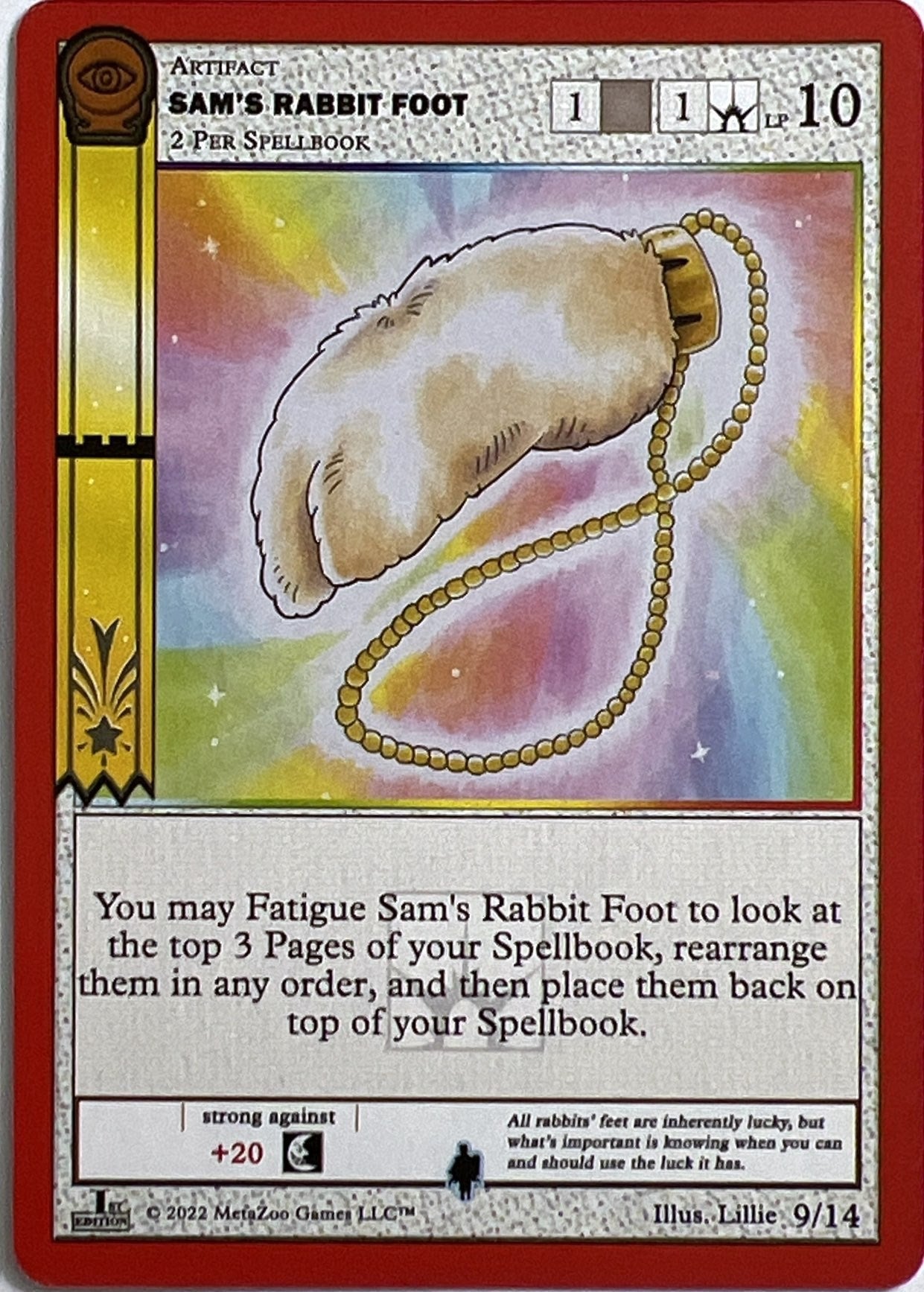 Image for Sam's Rabbit Foot (Seance: First Edition Release Event Deck) (9/14) - MetaZoo
