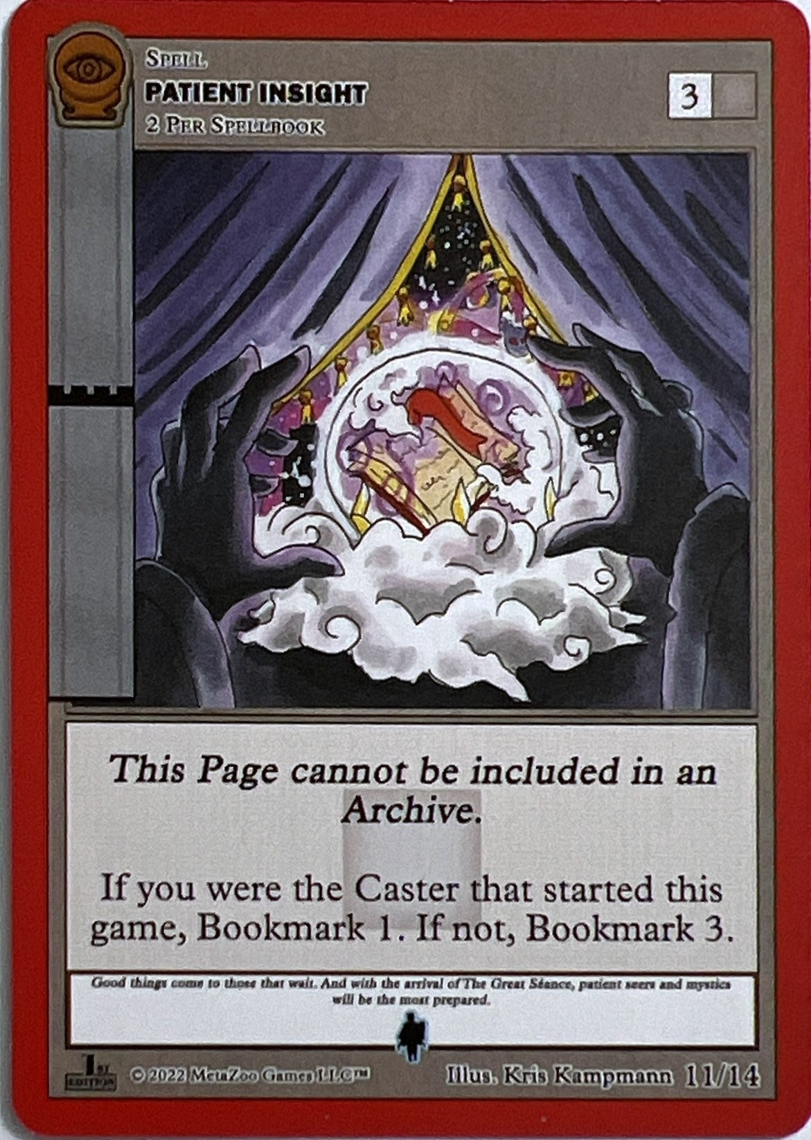 Image for Patient Insight (The Gray Man) (Seance: First Edition Release Event Deck) (11/14) - MetaZoo