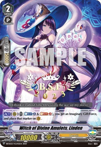 Image for Witch of Divine Amulets, Linden (Bushiroad Event Cards) (BSF2023/VGV02EN) - Cardfight Vanguard