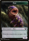Image for Pest // Emblem - Lukka, Wayward Bonder Double-Sided Token (The List Reprints) (5 // 8) - Magic: The Gathering