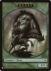 Image for Beast // Emblem - Liliana, Defiant Necromancer Double-Sided Token (The List Reprints) (1 // 13) - Magic: The Gathering