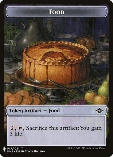 Image for Food // Golem Double-sided Token (The List Reprints) (17 // 27) - Magic: The Gathering