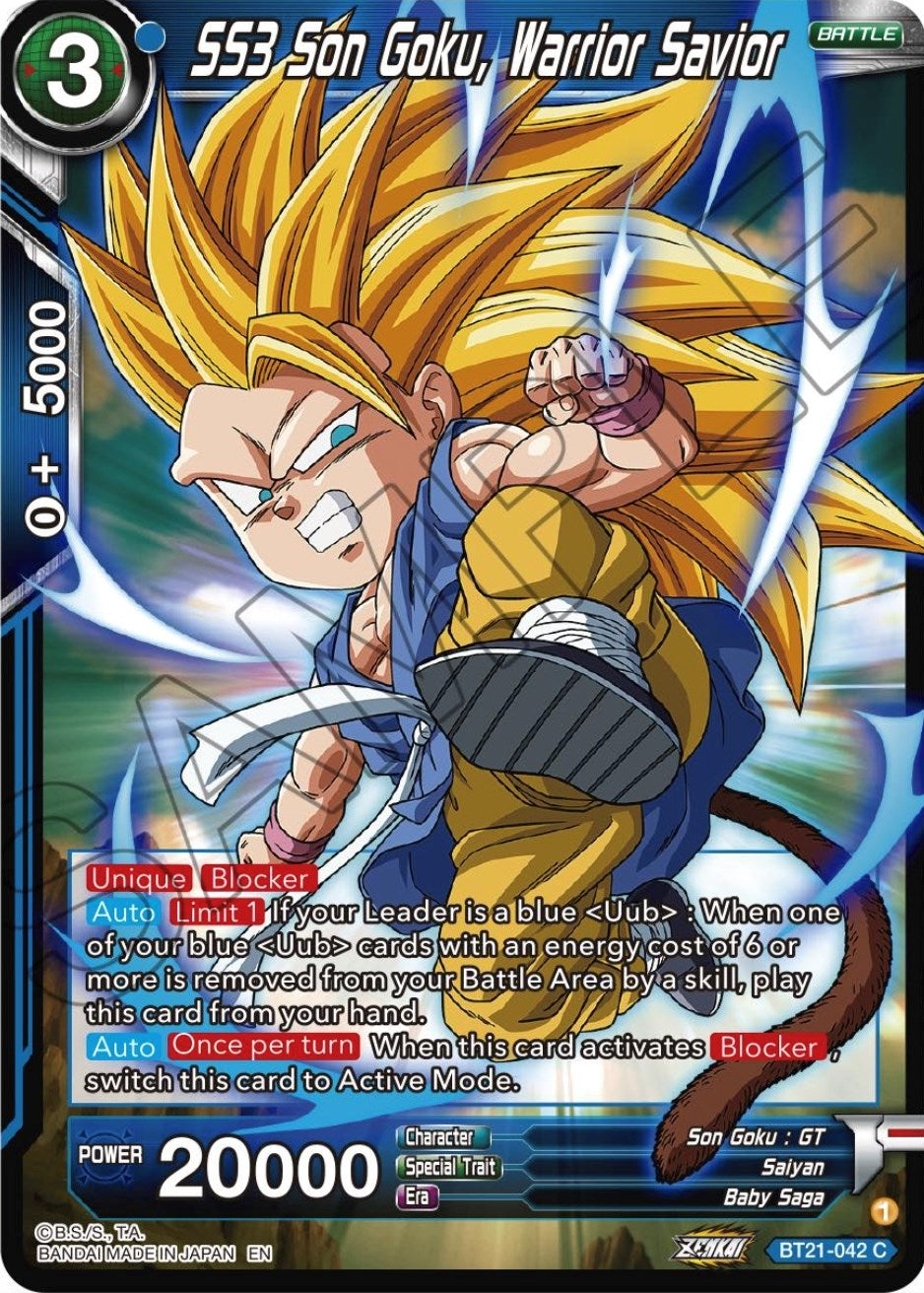 Image for SS3 Son Goku, Warrior Savior (Wild Resurgence) (BT21-042) - Dragon Ball Super: Masters