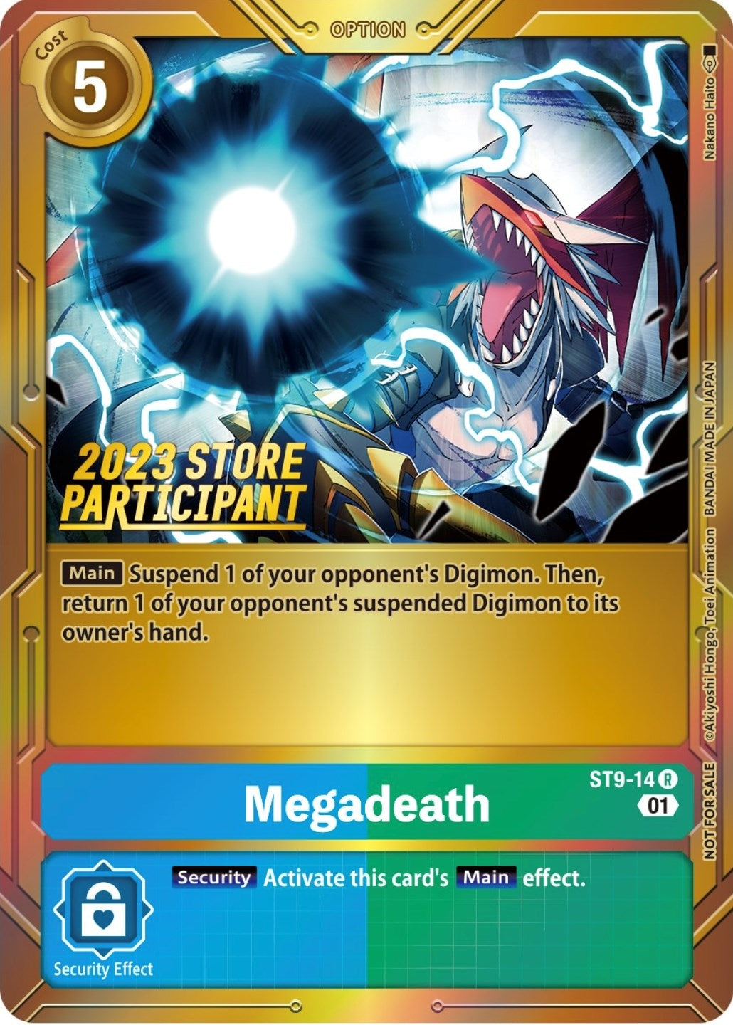 Image for Megadeath (2023 Store Participant) (ST9-14 R) [Starter Deck 09: Ultimate Ancient Dragon]