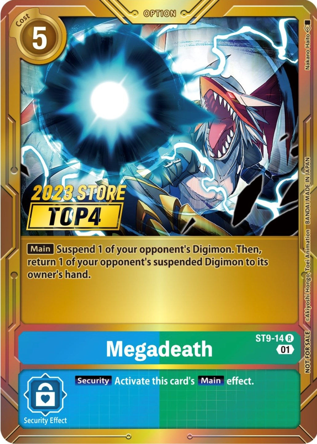 Image for Megadeath (2023 Store Top 4) (ST9-14 R) [Starter Deck 09: Ultimate Ancient Dragon]