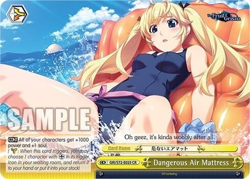 Image for Dangerous Air Mattress (The Fruit of Grisaia) (GRI/S72-E025 CR) - Weiss Schwarz