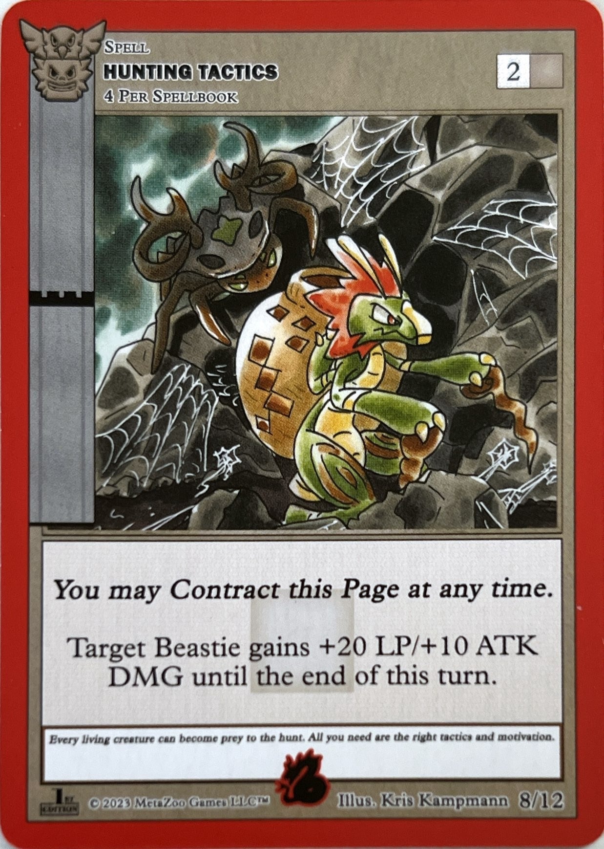 Image for Hunting Tactics (Djodi'Kwado') (Native: First Edition Release Event Deck) (8/12) - MetaZoo