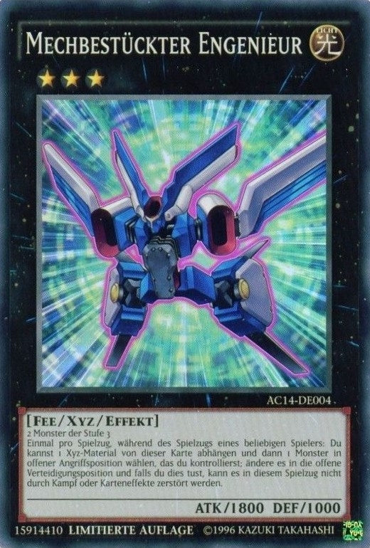 Image for Mechquipped Angineer (German) - "Mechbestückter Engenieur" (Advent Calendar 2014 (Adventskalender ZEXAL-Edition)) (AC14-DE004) - YuGiOh